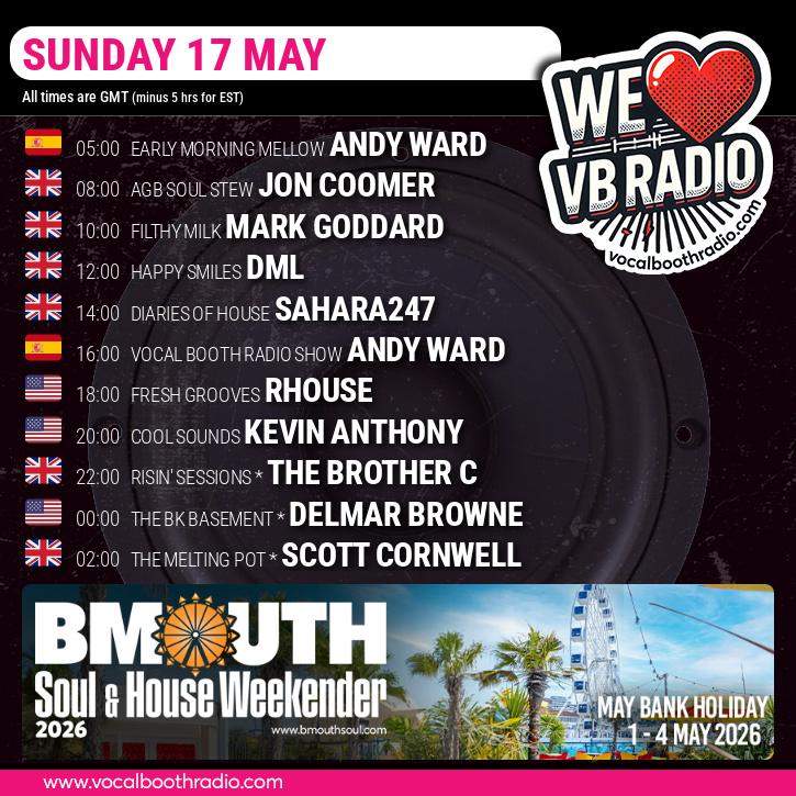 Read more about the article VBR Schedule, 17 May 2026