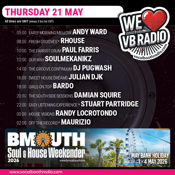 Read more about the article VBR Schedule, 21 May 2026