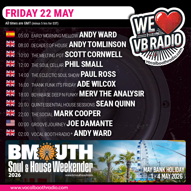 Read more about the article VBR Schedule, 22 May 2026