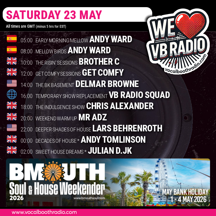 Read more about the article VBR Schedule, 23 May 2026